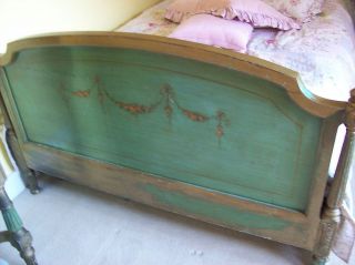 ANTIQUE 6PC LOUIS XV STYLE BEDROOM SET Antique French Handpainted 