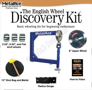 MetalAce English Wheel Discovery Kit for Shaping Metal MADiscovery