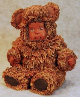 1998 ANNE GEDDES BABY BEAR SMALL BEGINNINGS FIGURINE