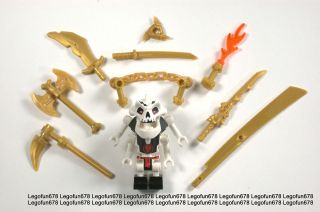 LEGO NEW Ninjago Samukai Minifigure w/Golden weapons 2507 2505