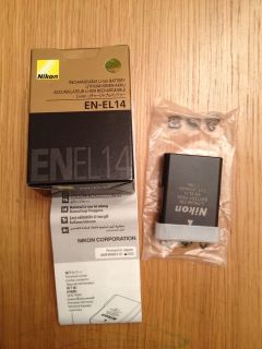 ORIGINAL Nikon EN EL14 Li ion Battery ENEL14 for Coolpix P7000 D5100 