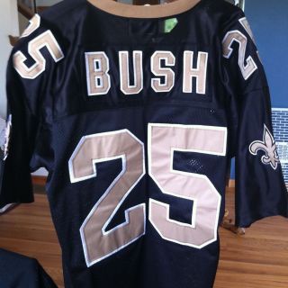 NFL New Orleans Saints Reggie Bush #25 Players of the Century Jersey 