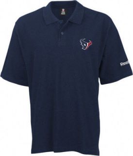 Houston Texans Reebok RA Polo Shirt Medium Navy NFL