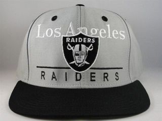 NFL LOS ANGELES RAIDERS VINTAGE RETRO STYLE FLAT BILL SNAPBACK HAT CAP 