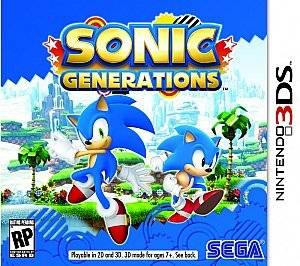 Sonic Generations Video Game for Nintendo 3DS