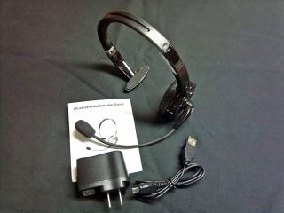 OTR Trucker Noise Cancelling Over the Head Bluetooth Headset Tiger 