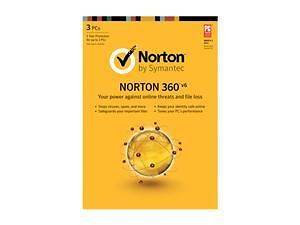 Norton 360 Version 6.0 W/Media For 3 PCs, All In One ( Lot of Five )