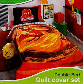 Ninjago Double/Full Size Quilt Cover Set New