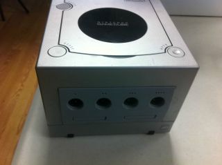 Nintendo GAMECUBE Limited Edition Platinum Console (NTSC) tested 
