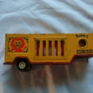 Vintage BUDDY L Circus Train Caboose Toy
