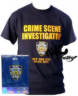 NYPD CSI CRIME SCENE INVESTIGATOR MENS T SHIRT SMALL S