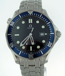 NEW 2221.80 Omega Seamaster James Bond Style 300M Blue Sports Watch 