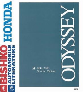 1999 2000 Honda Odyssey Shop Service Repair Manual CD Engine 