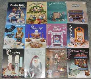 LARGE LOT of 12 TOLE PAINTING BOOKS Christmas & Everyday