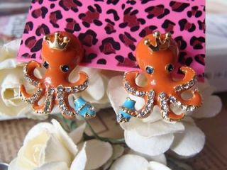 octopus earrings in Earrings