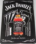 NOVELTY JACK DANIELS WHISKEY POOL TABLE COLLECTABLE DISPLAY TIN PLATE