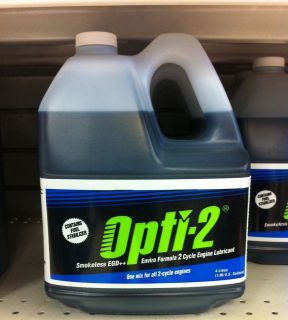 Opti 2 Synthetic Oil For 100 Gallons Of 2 Cycle Mix 1 Gallon Jug