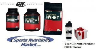 Optimum Nutrition Gold Standard Whey 2lb 5lb or 10lb