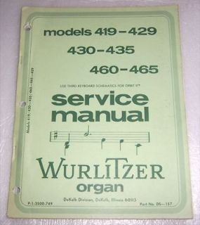 wurlitzer organ model