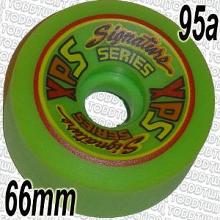   XPS 66mm Signature Series Skateboard Wheels GR   80s Old School