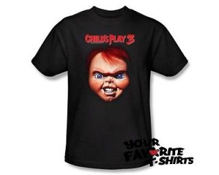 Officially Licensed Childs Play 3 Chucky Adult Shirt S 3XL