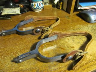 VINTAGE WESTERN STYLE SPURS ONE PIECE ALUMINUM   JAPAN UNIQUE L@@K