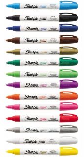 Sharpie Paint Marker MEDIUM Tip Pens OIL BASED. Most surfaces Indoor 