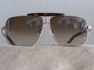 TED BAKER SUNGLASSES GOLD WITH TORTOISE SHELL VINTAGE CLASSICS IN EX 