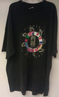 1996 Olympic Summer Games Atlanta Vintage Black t shirt Size XXL