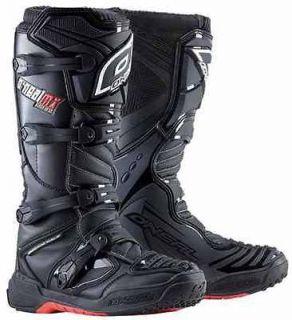 ONEAL ELEMENT OFF ROAD/ MOTOCROSS / DIRT BIKE RIDING BOOT BLACK SIZE 