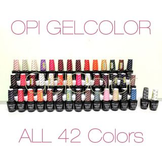 OPI GelColor PICK in ALL 42 COLOURS, OIL, WRAPS LED UV Light ICONIC 