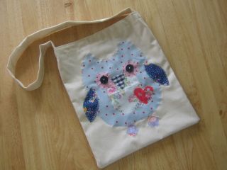 Craft Kit OWL BAG   Cath Kidston Fabric inc. GR8 kids gift   school 