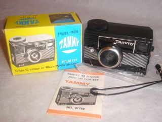 Hong Kong Plastic 127 roll film camera old stock 1960/70s