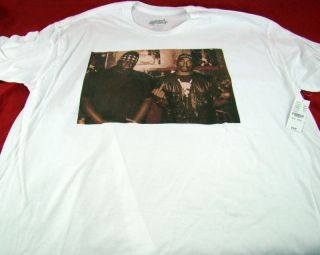   2pac Biggie Smalls BIG Old School Rap Hip Hop T Shirt Size X Large