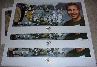 GREEN BAY PACKER BART STARR AUTOGRAPHED AUTO GORALSKI ICE BOWL LE 