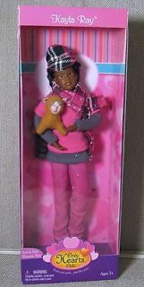 SALE Only Hearts Club Kayla Ray African American Doll & pet cat~NEW 