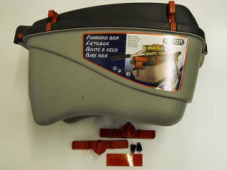   OR ELECTRIC BIKE LOCKABLE PANNIER BIKE BOX FITS MOST CARRIERS NOS
