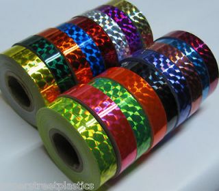 Prism Tape, 1/2 x 25 feet, One Roll Hoop Tape, Choose any Color, Free 