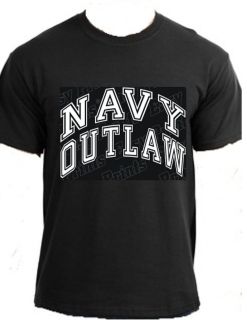 NAVY OUTLAW military apparel clothing custom t shirt
