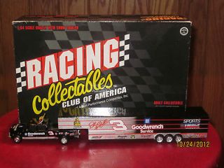 1996 DALE EARNHARDT SR #3 GOODWRENCH DUALLY SHOW TRAILER RCCA ACTION 1 