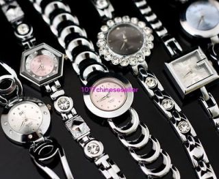 Womens exquisite silver color watche #A896
