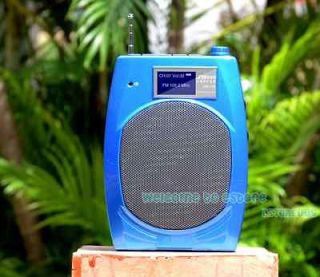   38W Portable Waistband Voice Booster Mini PA Amplifier FM  Recorder