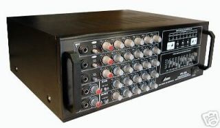   7CH Pro. Karaoke DJ PA Powered Mixer & Amplifier Echo Key control