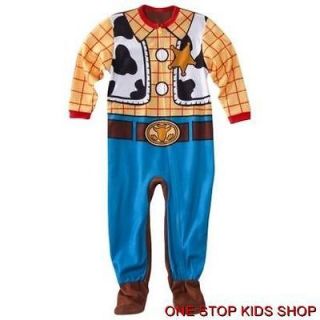 WOODY THE SHERIFF 2T 3T 4T Footed Pajamas SLEEPER Costume Pjs TOY 