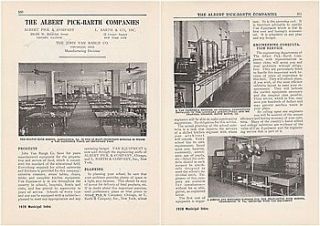 1928 The Albert Pick Barth Co.s Ad Kitchen Equipment
