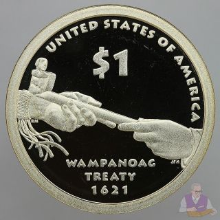 2011 S Native American Dollar Gem Deep Cameo Proof Sacagawea US Coin