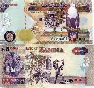 Coins & Paper Money  Paper Money World  Africa  Zambia
