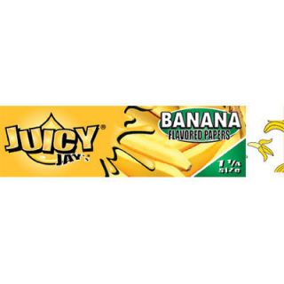   Jay Banana Flavored 1.25 Rolling Papers Cigarette Legal Herb Papers
