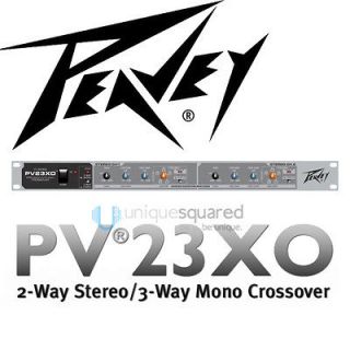 Peavey PV 23XO PV23XO 2 Way Stereo 3 Way Mono Crossover FREE NEXT DAY 