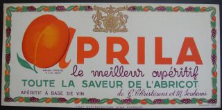 Le Meilleur Aperitif Fruit Sign Label Marque Deposee